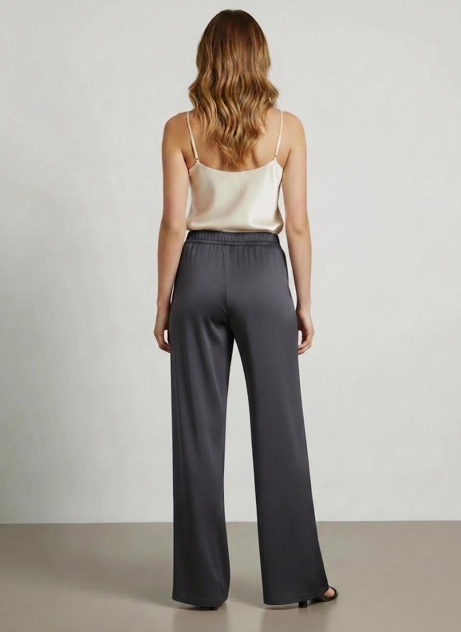 Black Prestige Wide-Leg