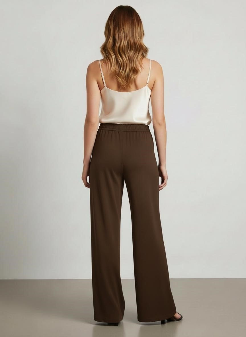 Black Prestige Wide-Leg