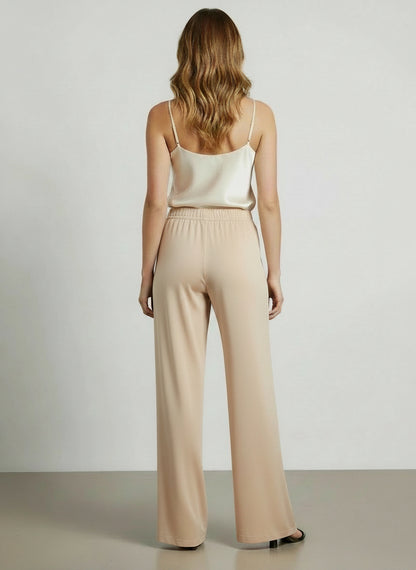 Black Prestige Wide-Leg