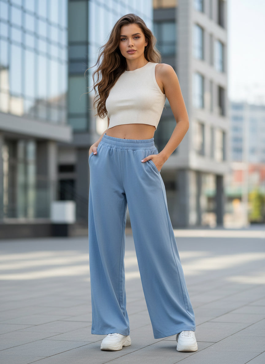 Phanila Mavi Wide-Leg